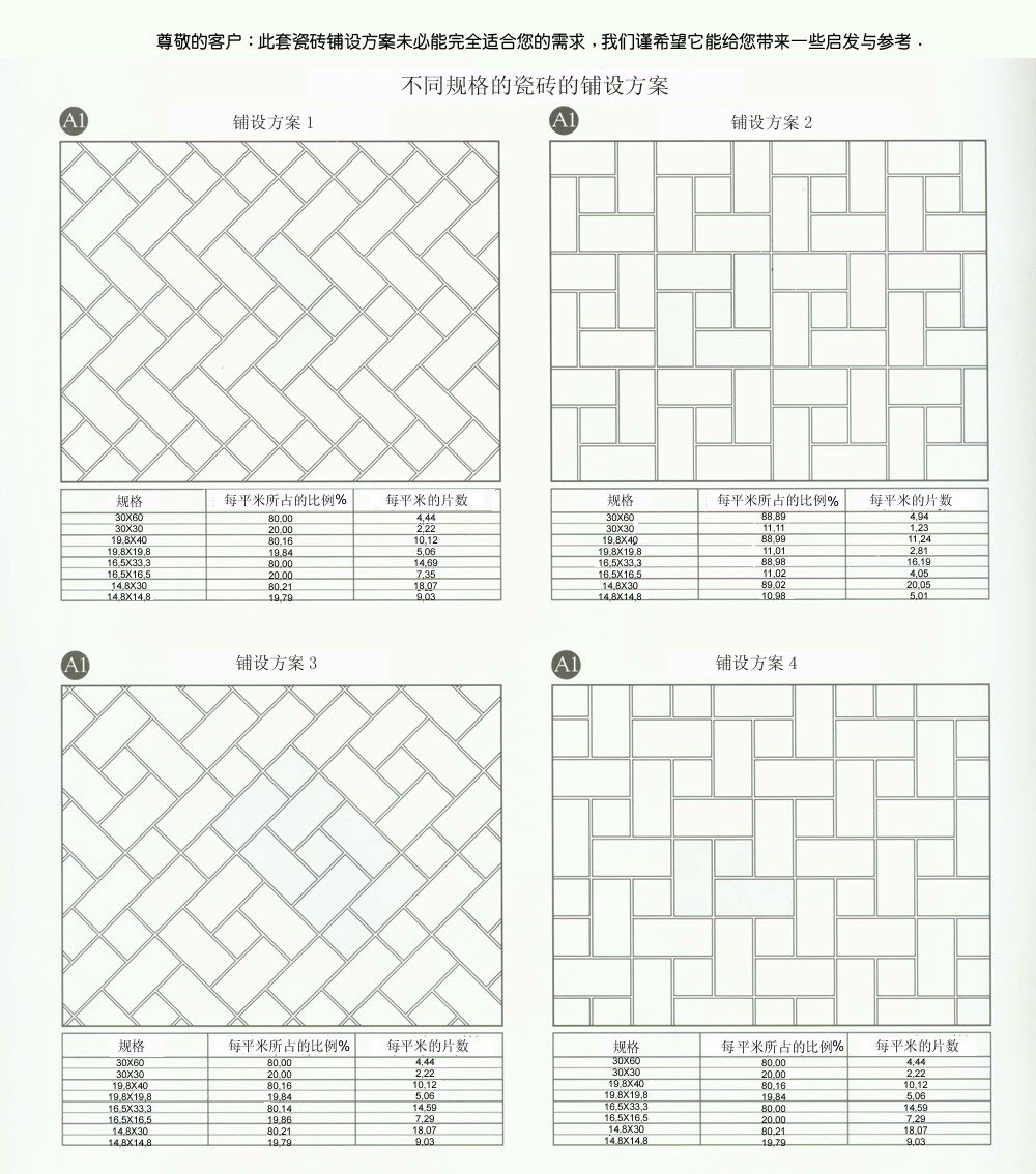 金艾陶設(shè)計(jì)師常用80種瓷磚鋪設(shè)方案