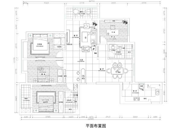 金艾陶瓷磚應用效果：徐州開元翡翠灣F戶型裝修效果鑒賞